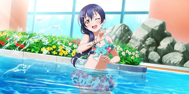 SR Sonoda Umi 「Ahaha, I Did It! / 🎵 Mermaid festa vol.1」