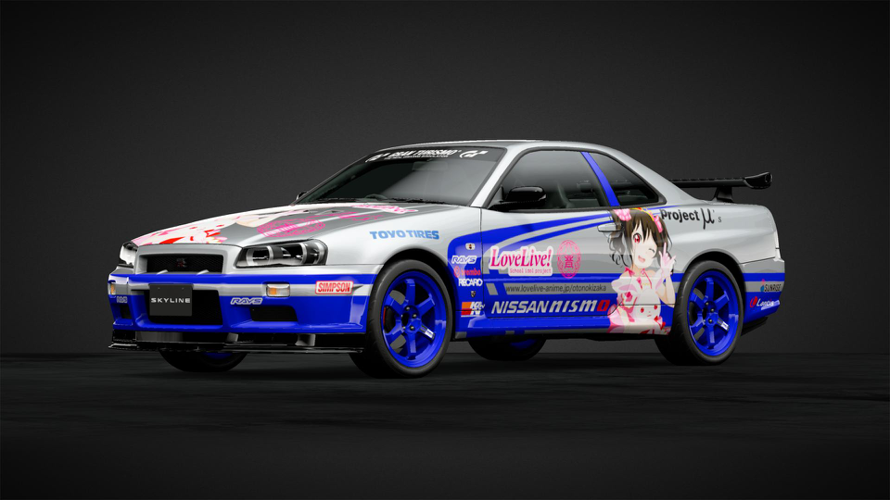 I'm also making Love Live Car Livery in Gran Turismo Sport on The PlayStation 4