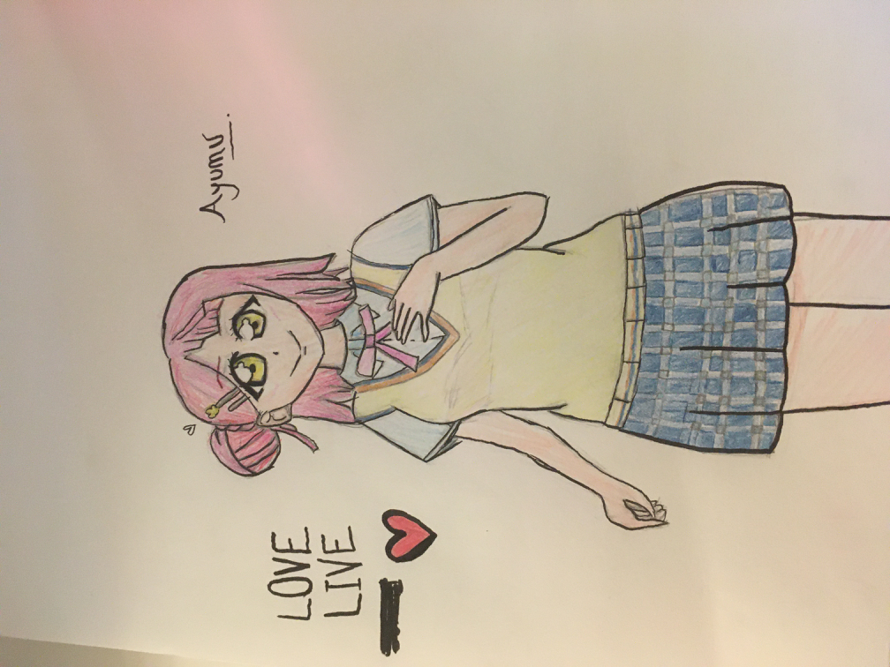 My finished fan art of Ayumu. I love the hair and hands best I every done. I want to get better at...