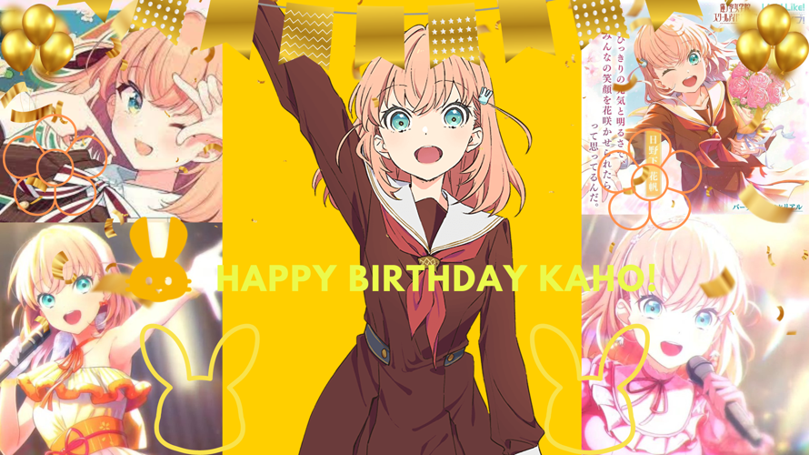 Happy birthday Kaho chan!!! You're so cute and spunky! I can't wait to see more of you in the...