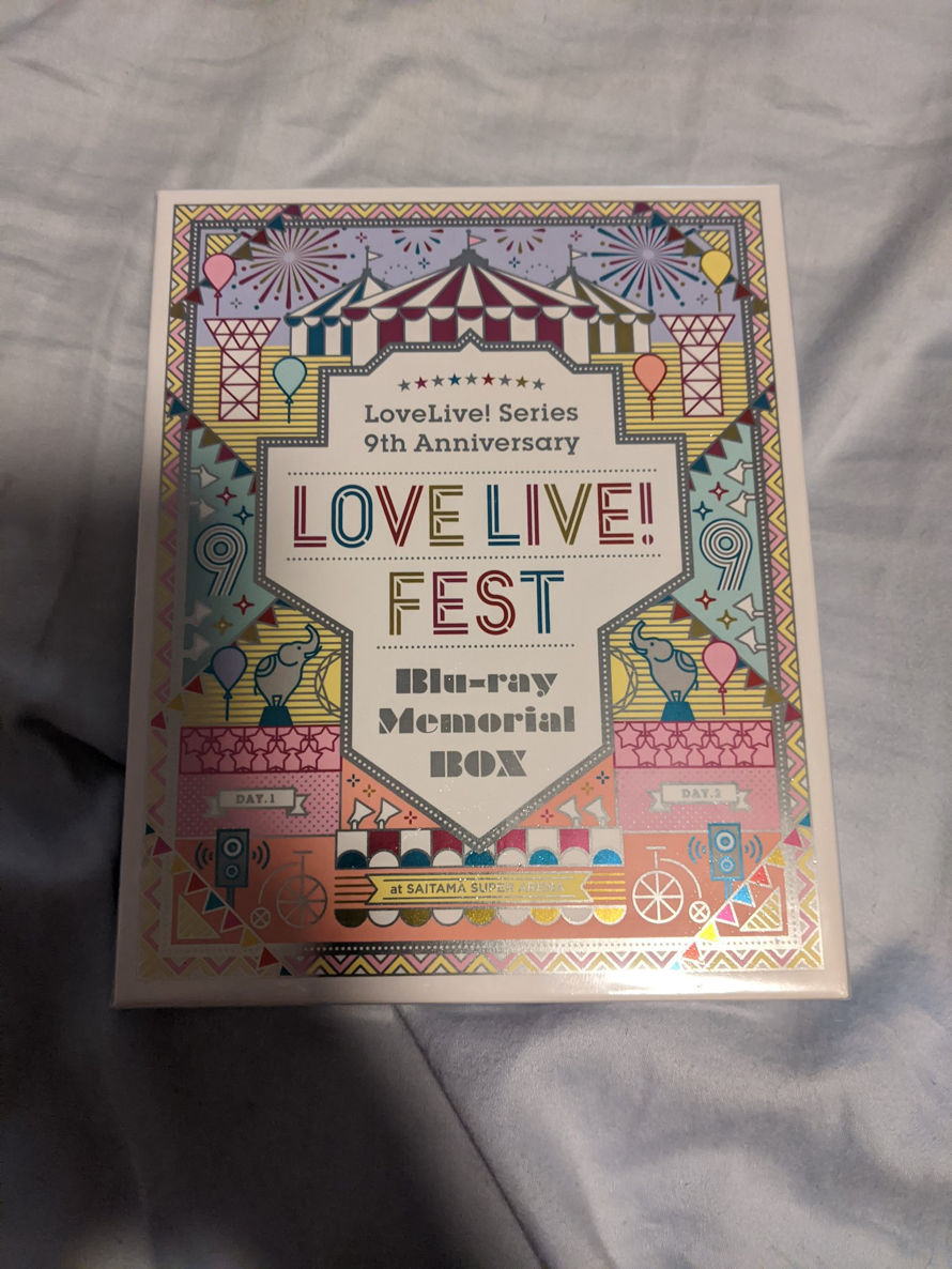 Love Live Fest Blu ray Memorial Box finally came in today! This brings me back to the time...