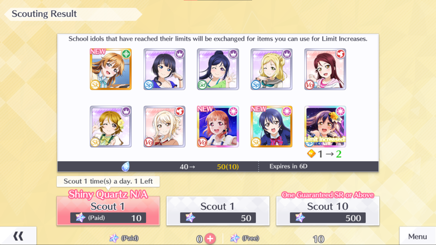 Damn... what a pull. 2 UR's and yet none of them are Fes Nijigasaki UR's lol. The luckiest and...