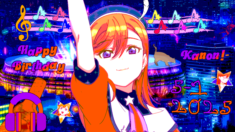 Forgot to post this the other day, but Happy Birthday to Kanon!