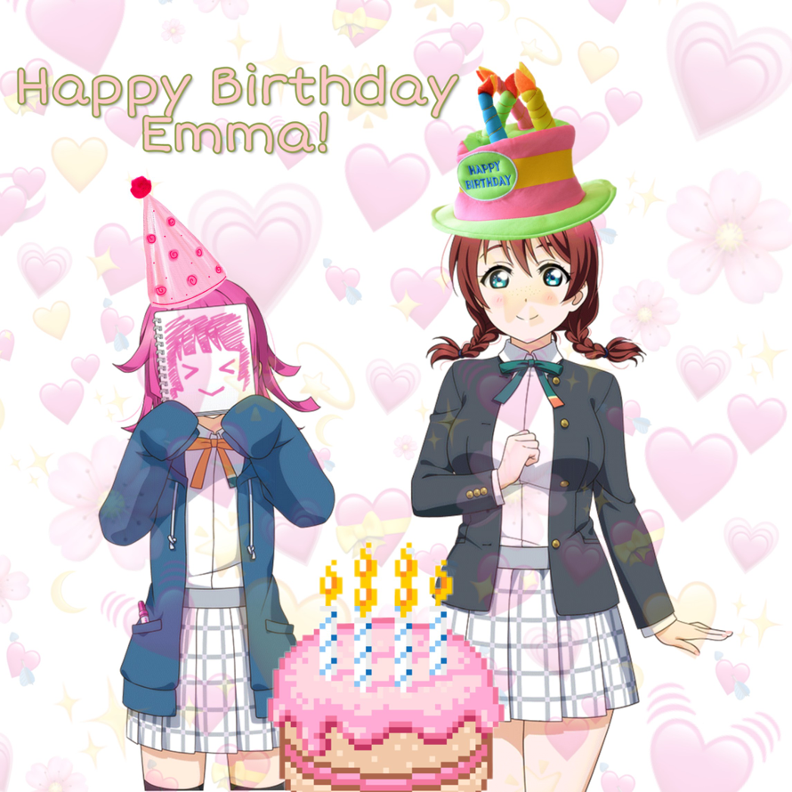 Happy  late  birthday Emma!