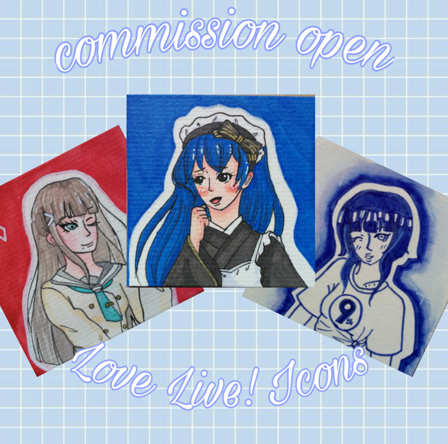 Hiii!!! I'm Kingu and I'm from Argentina! I opened commissions of Love Live! icons so I can go to...