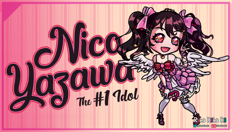 I drew Nico in her Super Idol outfit from SIFAS!