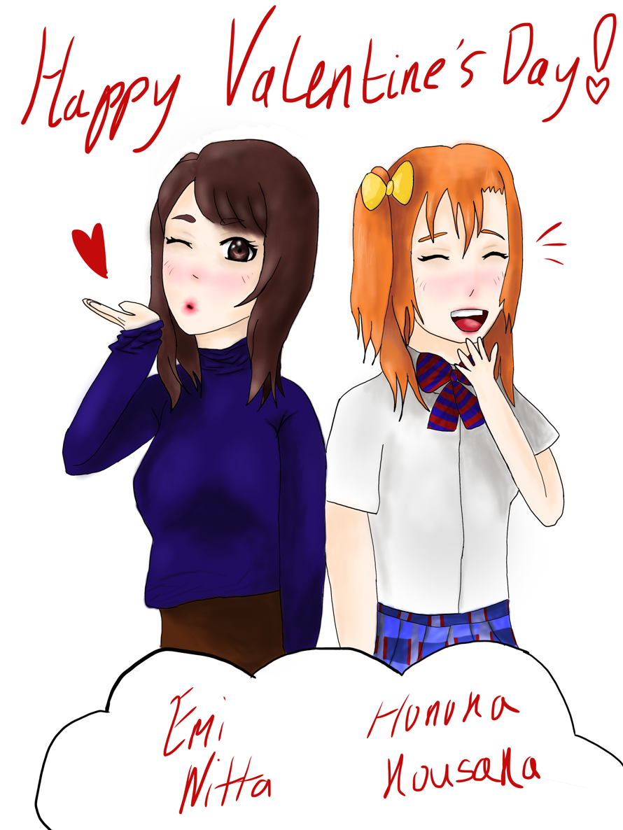 To Emi Nitta and Honoka Kousaka,