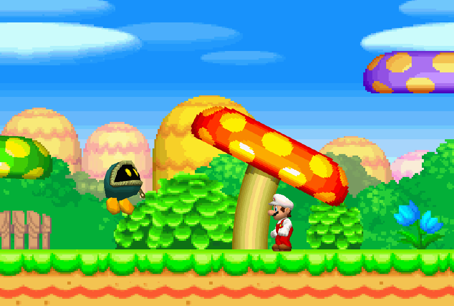 And here's a little thing Feat. Fire Mario and a Moneybag!