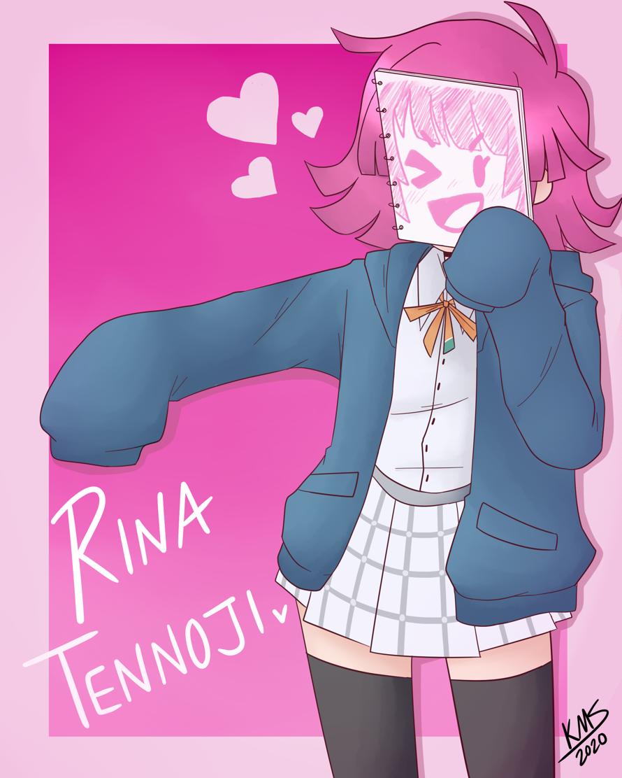 Made this awhile ago, but here's a drawing of Rina ! I really hope to make more Love Live art in the...