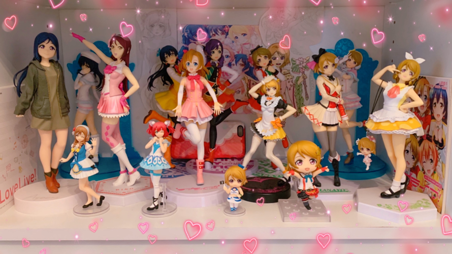 Updated Love Live shrine!! I got a couple Hanayo figures a couple months ago and I love how they...