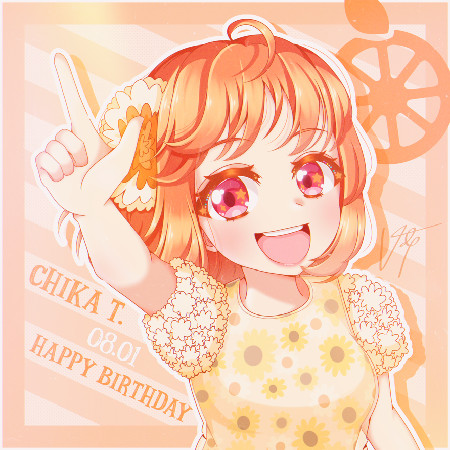 Happy Birthday Chika! Yes i made some art for her! I hope you guys like it : 