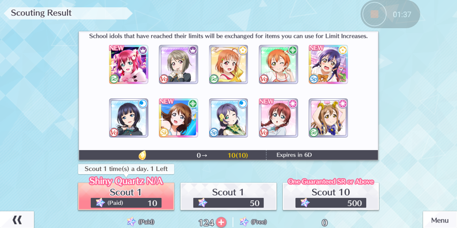 Luckiest pull I ever made on Love live .actually crying t.t felt so blessed . 2 Fes in 1 pull   1 UR
