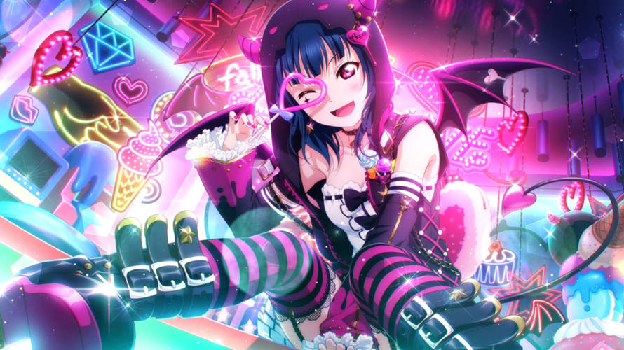 Who doesn't love the best fallen angel there is! Without Yoshiko in aqours...or is it Yohane? It...