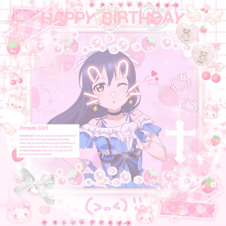 For my first post, I made an edit for Umi’s birthday!