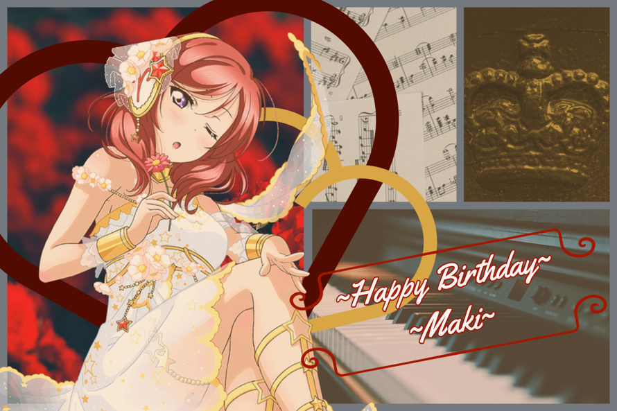 I really wanted to draw something for Maki's bday, but I just didn't have that much time on my hands...