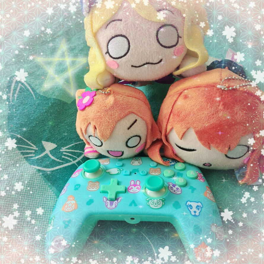 Here is the controller I received from Animal Crossing and here are my Neso love Live