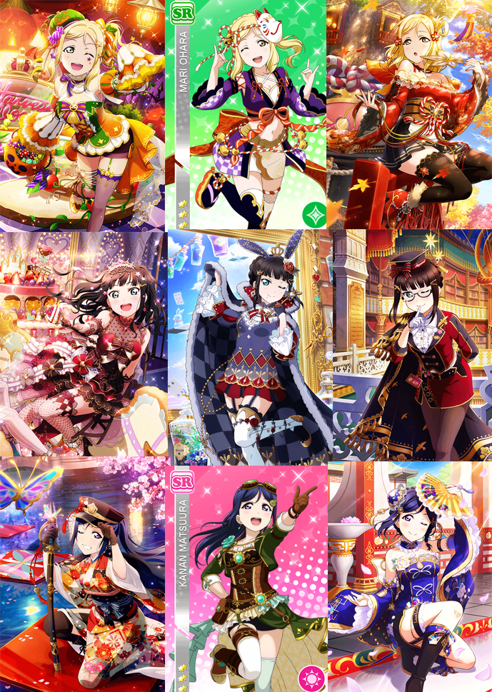 cards i want to see in sifas~ Aqours Third Years