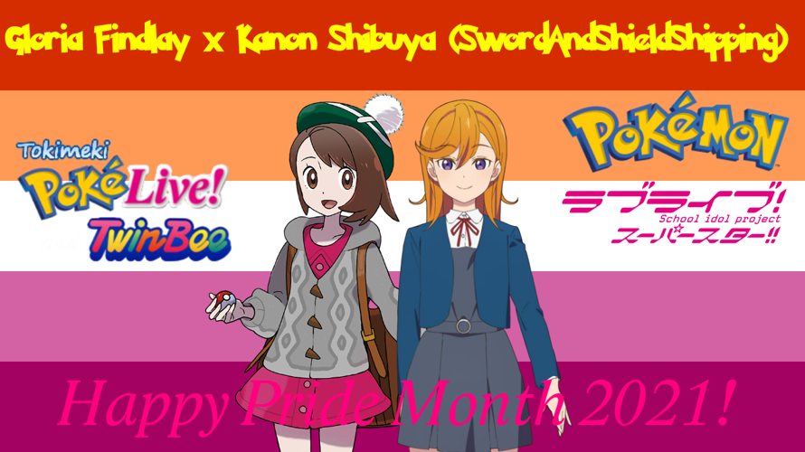 Here is the third Pride Month wallpaper in my series of wallpapers celebrating my Tokimeki PokéLive!...