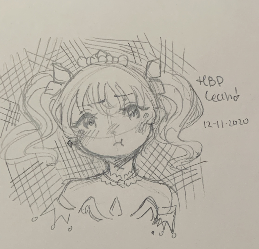 Happy Birthday Leah!! I drew a small little doodle for her owo