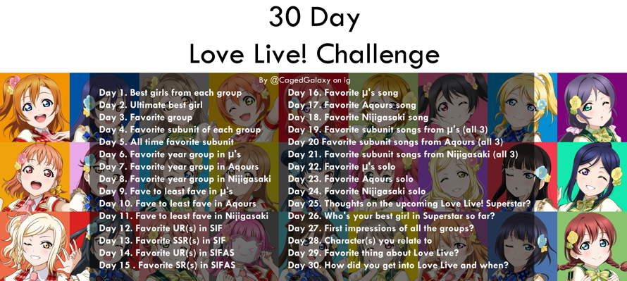 30 Days of Love Live! Challenge