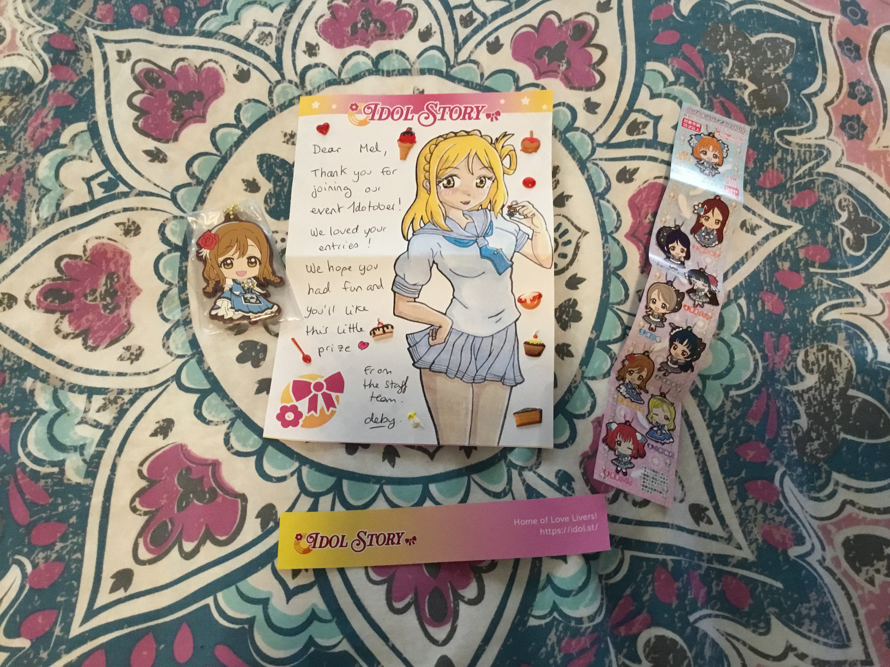 My prize from Idoltober last year arrived yesterday!!