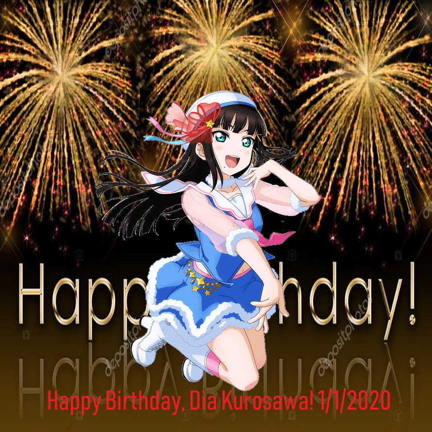 Happy Belated Birthday, Dia Kurosawa!