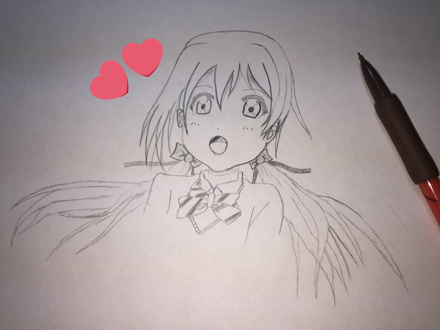     To : Yazawa Nico

Hello ! I made this little fanart some months ago. When I saw the Prenium UR...