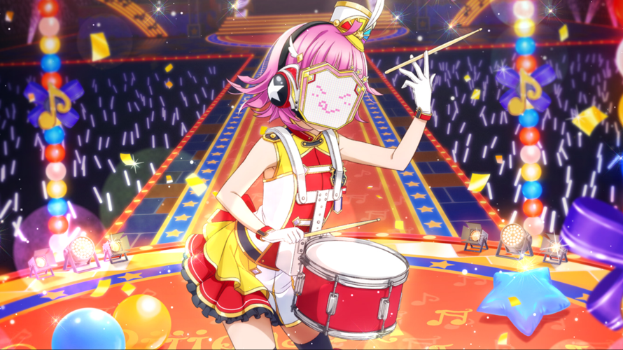 Drums Rina has been added to the collection. 3 Nijigasaki band SR's so far. 6 to go
