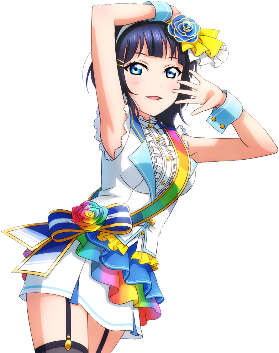 One more transparent of Rainbow Rose, this time is Asaka Karin!