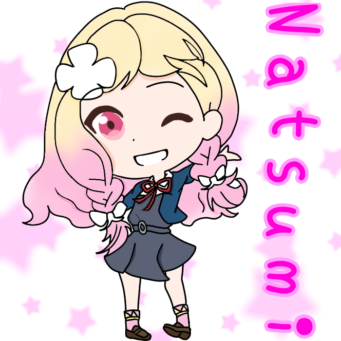 a natsumi chibi drawing cause im obsessed with her at the moment