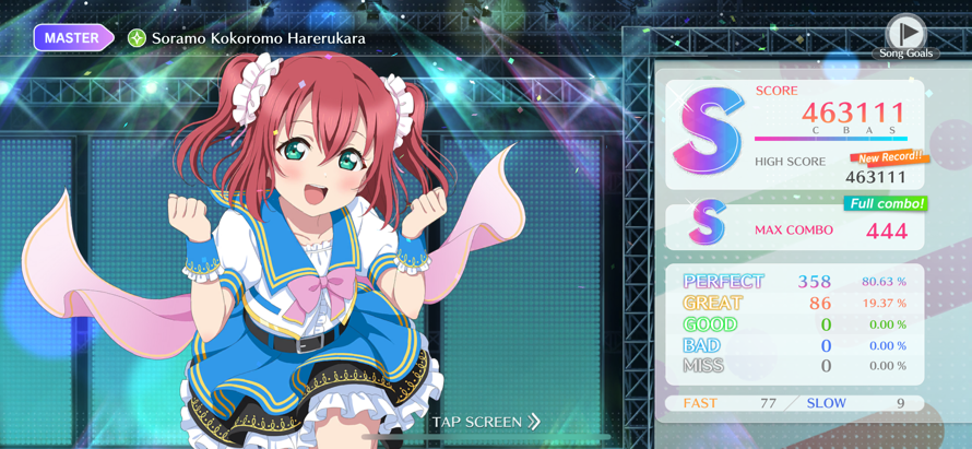 While only a 10 star, it is my first Master FC in the new game, so I'll take it. Miss having three...