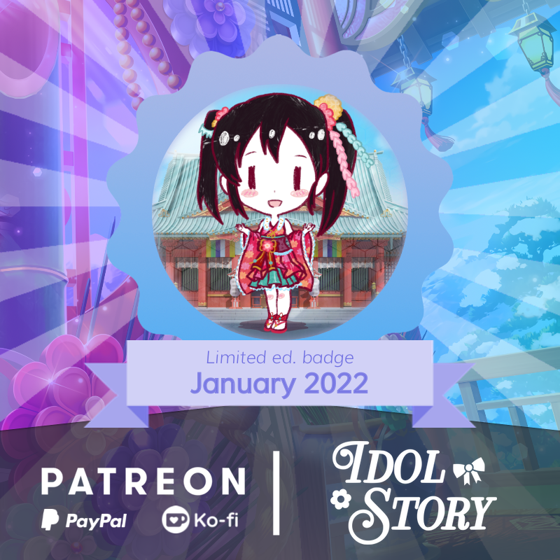      This month's badge has been revealed!! 👀  

This month, it features Nico 👘⛩

 Art by...