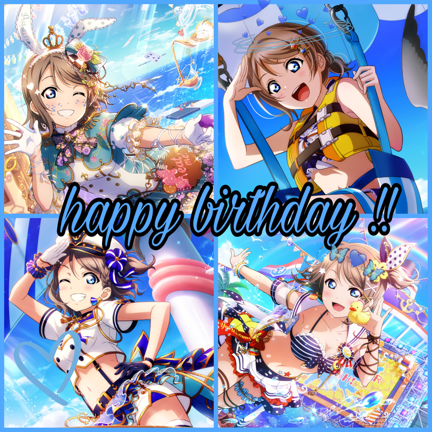 Well i am late as usual but happy birthday YOU💙💙💙
