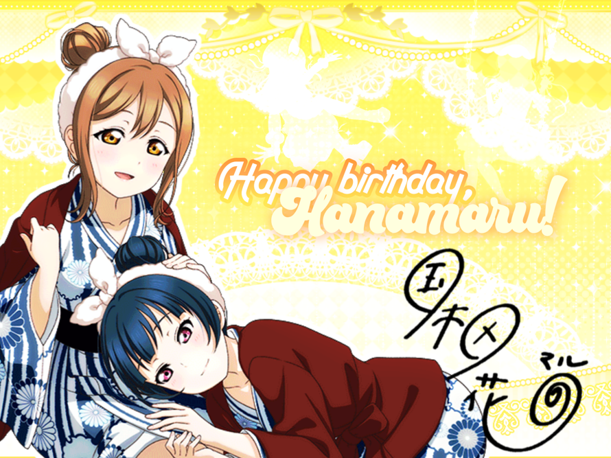 hanamaru's birthday is here!! seeing all the love for her really warms my heart <3