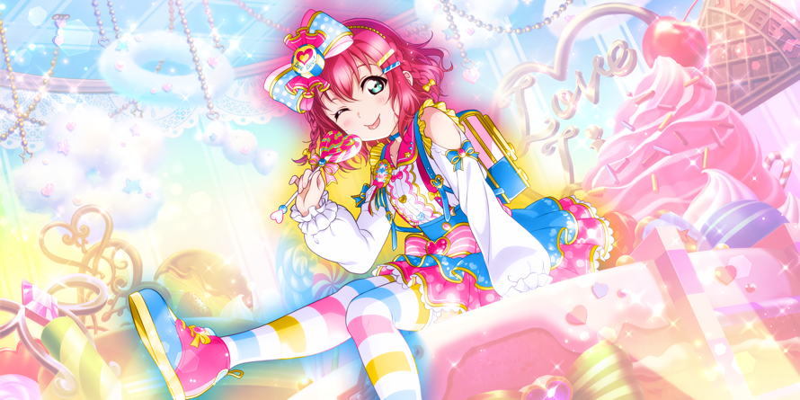 More Idol Pride! Here's Ruby showcasing some pansexual pride colors. Happy Pride Month!