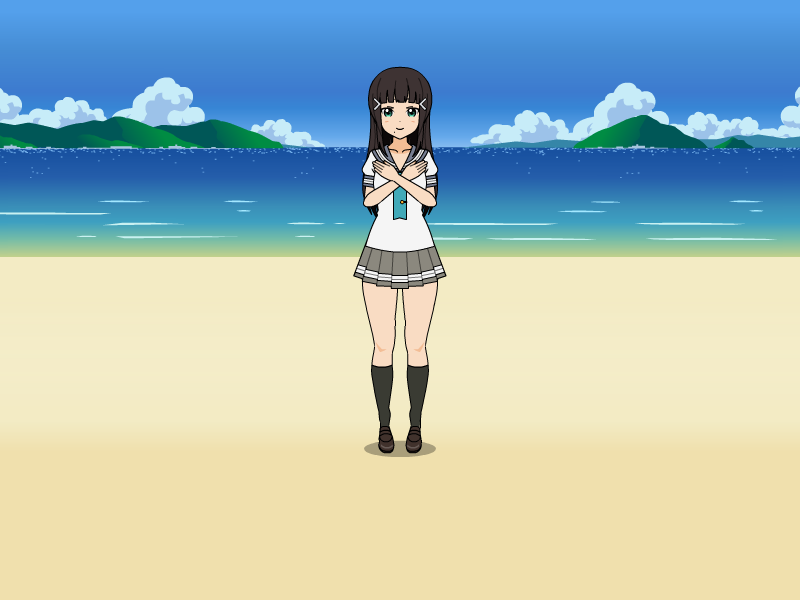 Alright, happy early birthday, Dia!  And happy New Year's Eve  I tried to make her in the summer...