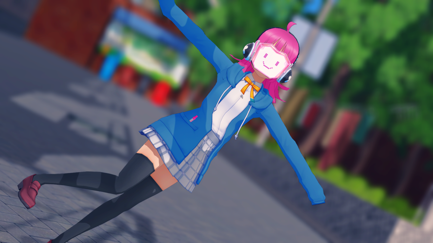 i found some all stars mmd models and made a cute rina vid, just wanted to share some free dopamine...