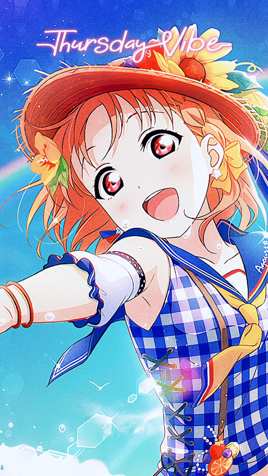 I made a wallpaper of my best girl, Chika Takami!