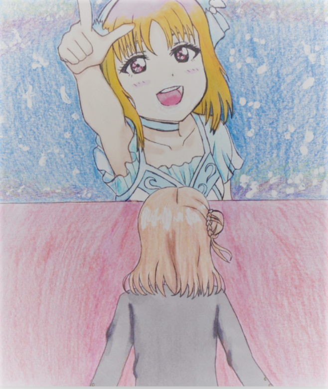 23th Day : Connecting Hearts ! I tried to remake the scene where Chika discovered µ's for the first...