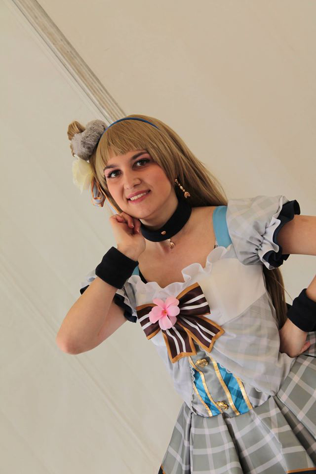 I'd share with you about my Cosplay of Kotori Minami Flower Bouquet idlz!