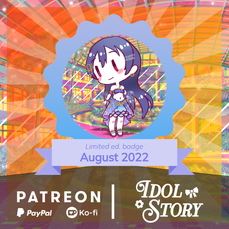      This month's badge has been revealed!! 👀  

This month, it features Umi 🌅🧜‍♀️

 Art by...