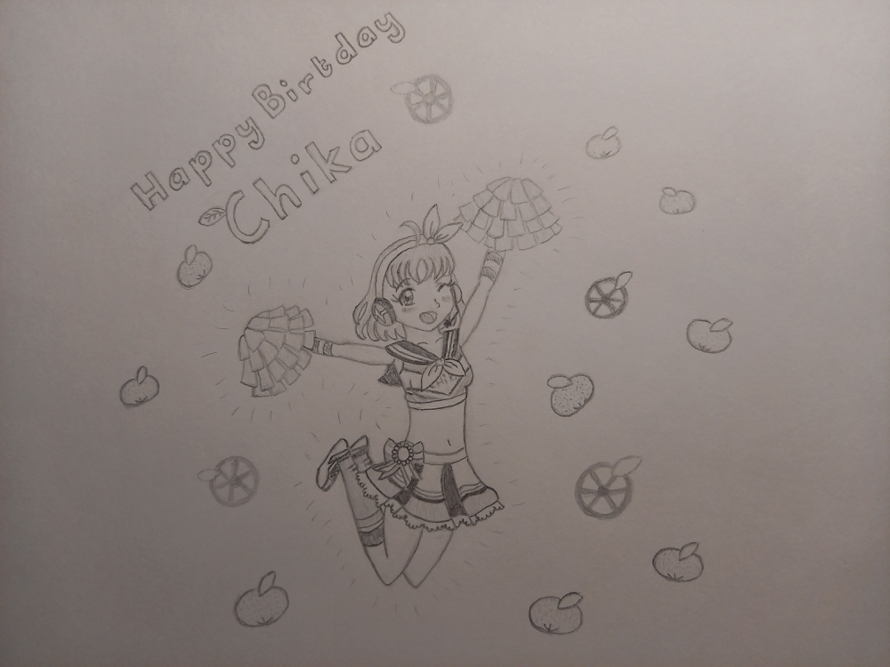 🎊🍊Happy Birthday Chika 🍊🎊 I really like your New solo song with the MV🥰 and also on SIF I got your...