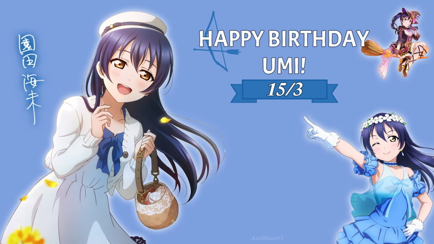 Happy Birthday Umi! My first best girl in Love Live when it started to aired. I kinda hesitate to...