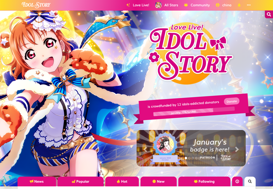 Who's the idol that always makes you happy when she shows up on Idol Story?