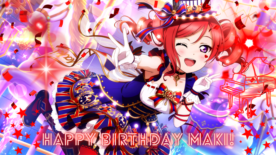 Happy birthday Maki!! You're such a beautiful piano player and so cute!! I love you, girl!! There...