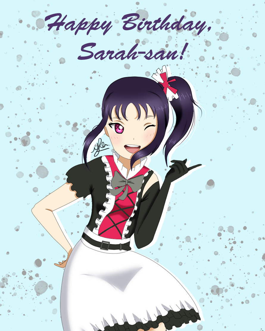 Happy Birthday, Sarah san!!