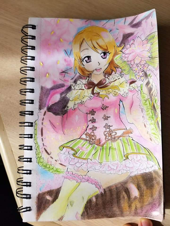 Happy birthday my best u's girl Hanayo Koizumi! I wanted to draw her as best as I could to honor...