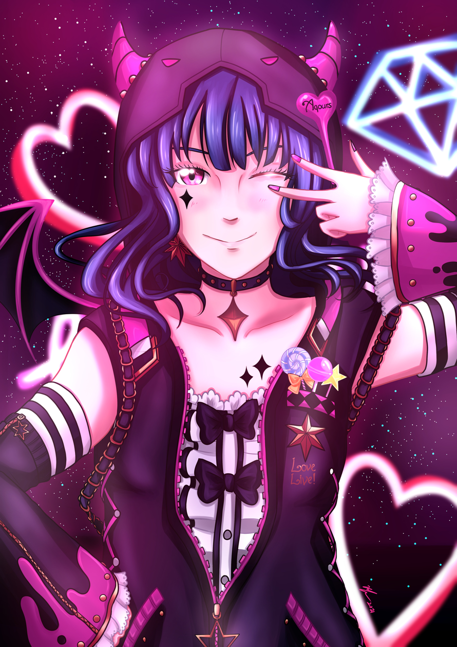 Happy Birthday Yoshiko!! I decided to draw her in her first Fes outfit to celebrate.