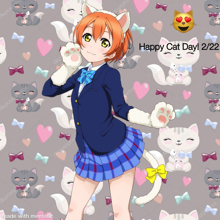 I nearly forgot that 2/22 was Cat Day in Japan! To celebrate, have this thing I threw together...