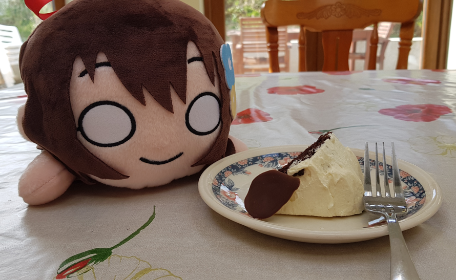 Happy Birthday Shizuku! I had time to make a full cake and based it off of her anime song and...